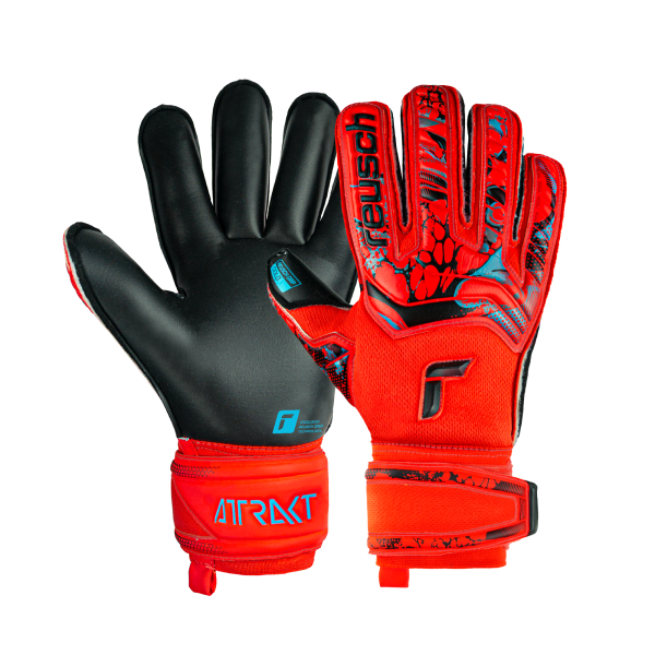 Reusch Attrakt Gold Roll Finger 5370137 3333 black red 1